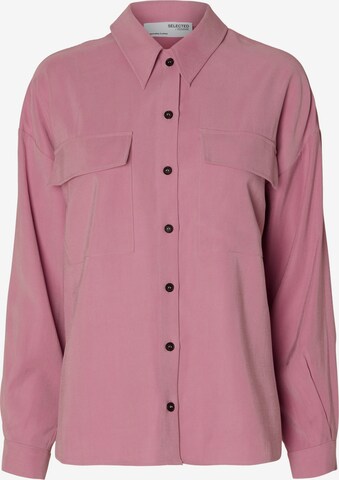 SELECTED FEMME Blouse 'Alienor' in Roze: voorkant