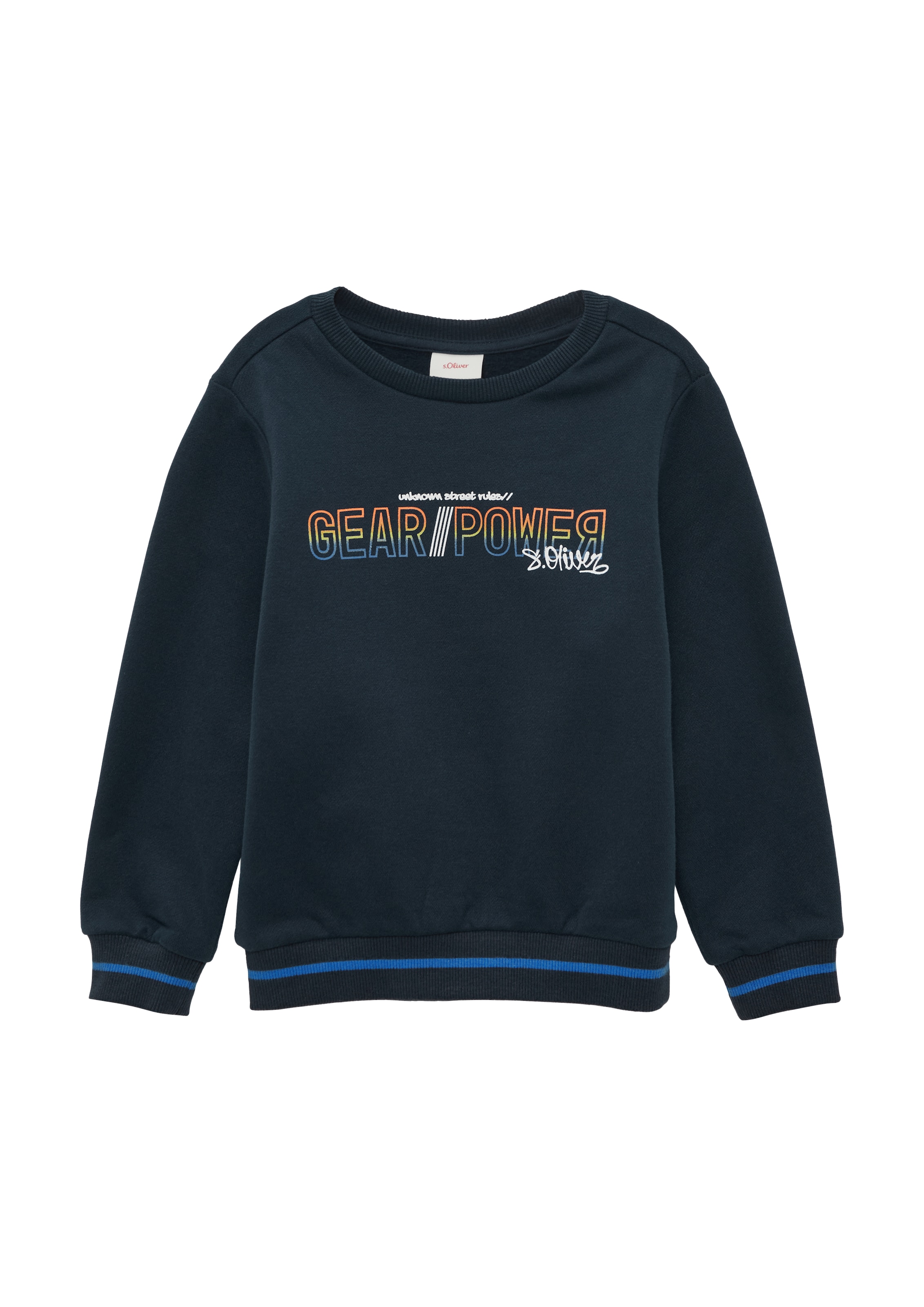 s.Oliver Sweatshirt in Blue: front