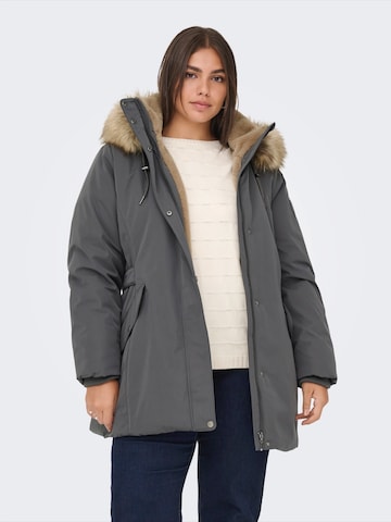 pelēks ONLY Carmakoma Ziemas parka: no priekšpuses