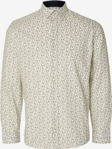SELECTED Overhemd 'Mark' in Beige: voorkant