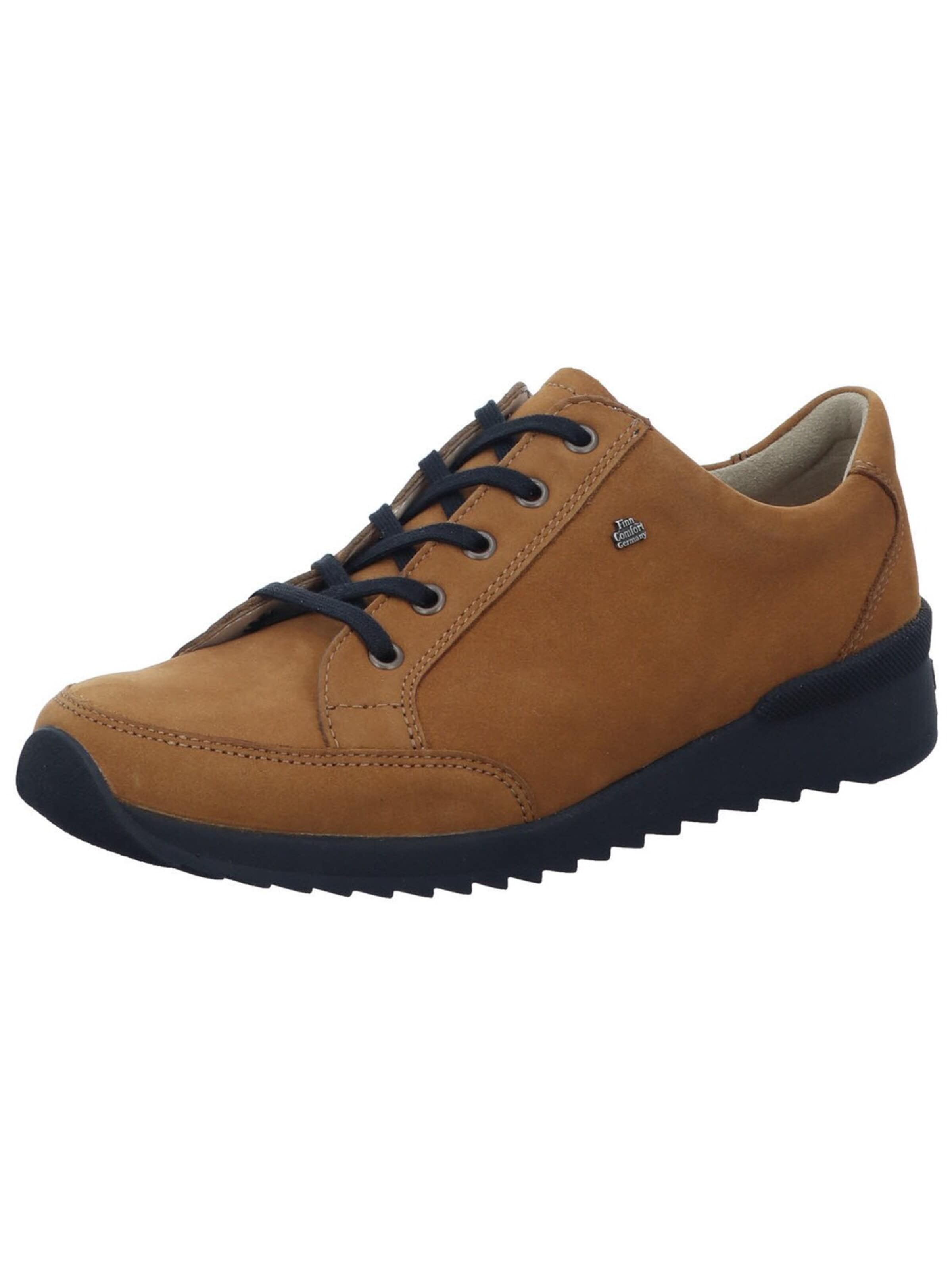 Sneaker bassa di Finn Comfort in marrone: frontale