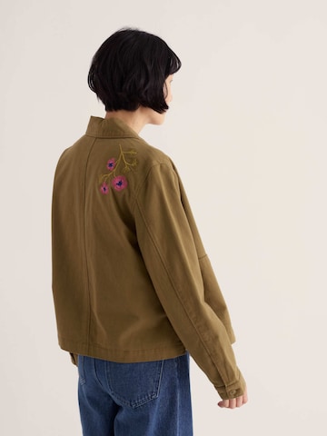 Seasalt Cornwall Between-season jacket 'Porth Embroidered' in Green