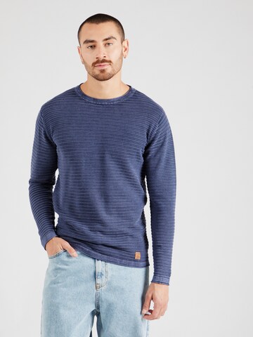 Key Largo Pullover 'MANUEL' in Blau: Vorderseite