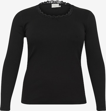 KAFFE CURVE Shirt 'KCBritt' in Black: front