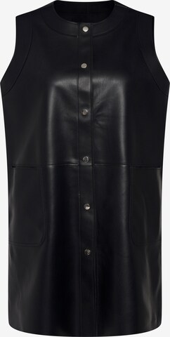 Ulla Popken Vest in Black: front