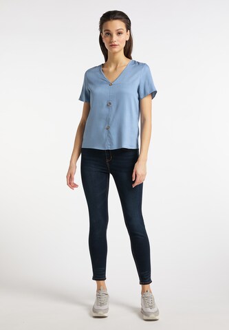 usha BLUE LABEL Blusenshirt in Blau