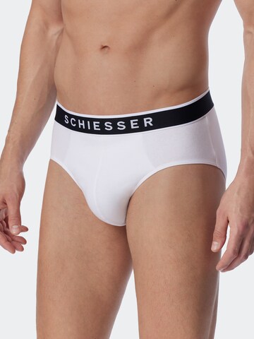 Slip SCHIESSER en blanc
