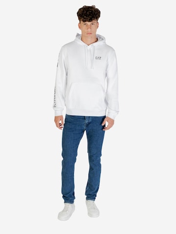 EA7 Emporio Armani - Sudadera en blanco