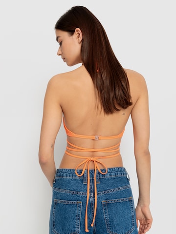 LSCN by LASCANA Triangel Bikinioverdel 'Gina' i orange: tilbage