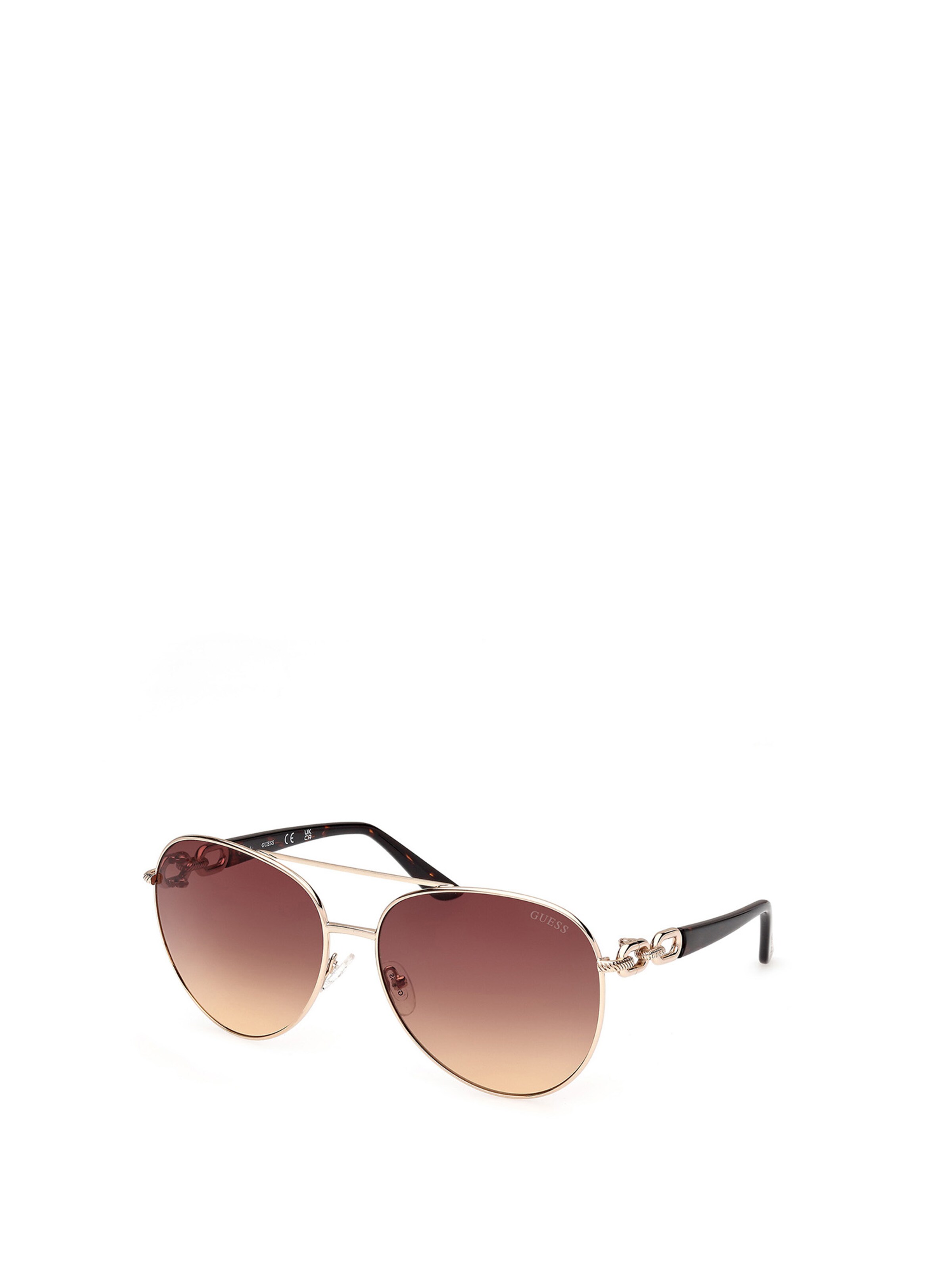 GUESS Sonnenbrille in Gold: Vorderseite