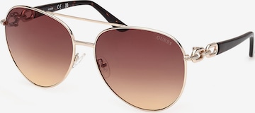 GUESS Sonnenbrille in Gold: Vorderseite