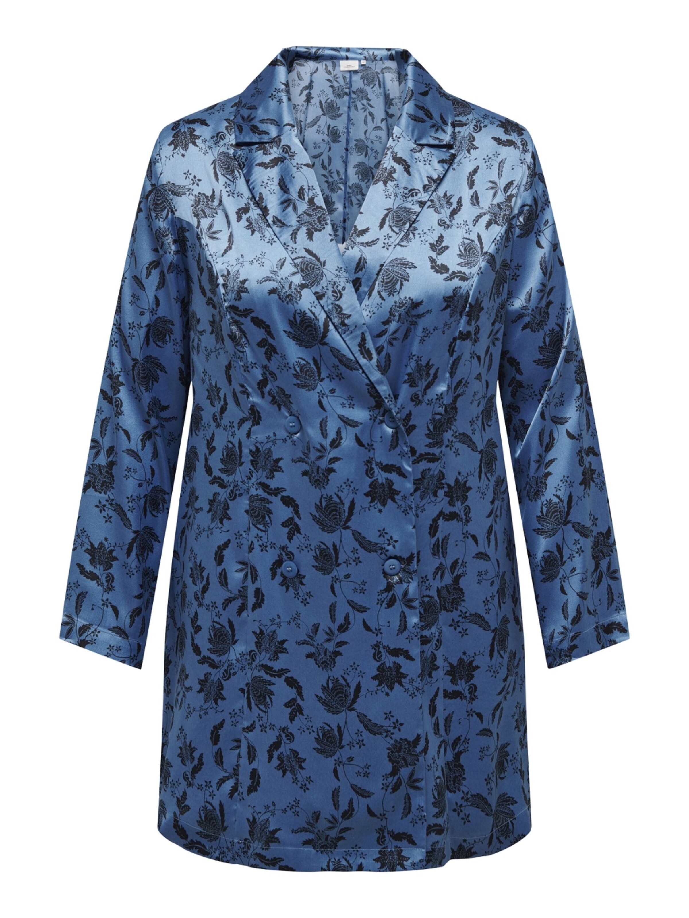 ONLY Carmakoma Jurk 'CARIngvild' in Blauw: voorkant