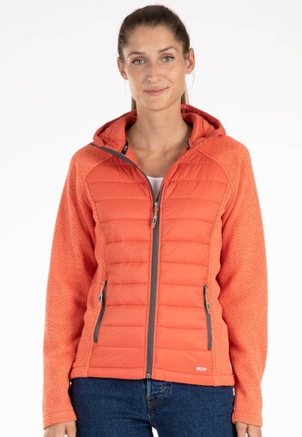 LPO Fleecejacke in Orange: predná strana