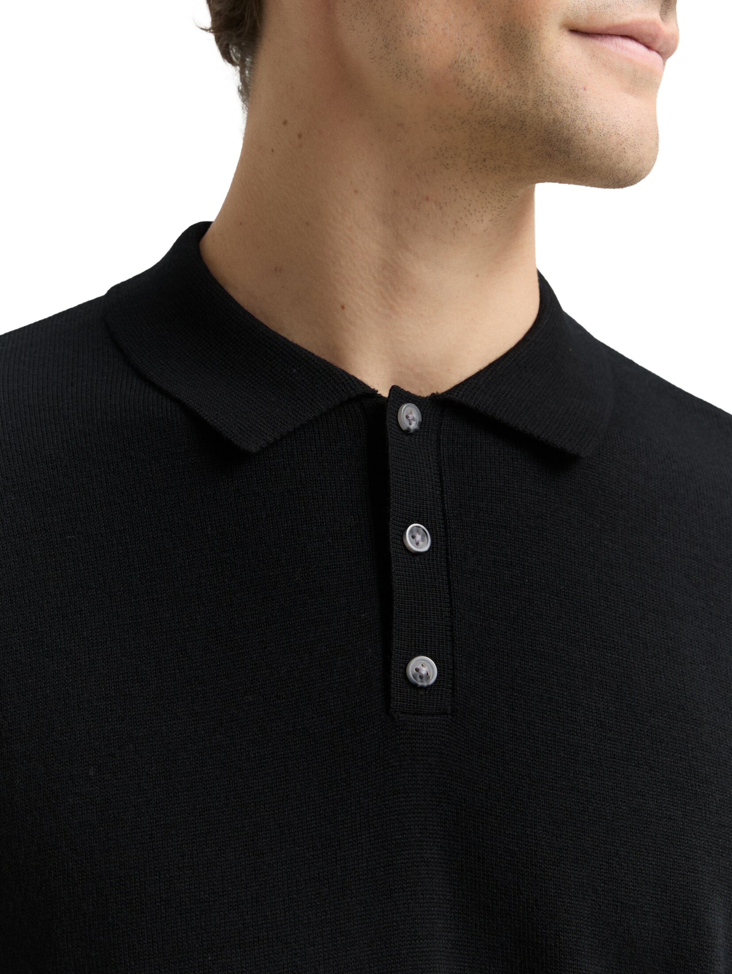 TOM TAILOR Pullover in Schwarz