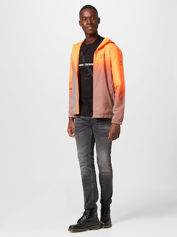 Veste fonctionnelle EA7 Emporio Armani en orange