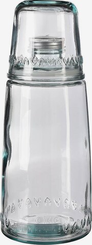 Depot Trinkflasche mit Wasserglas 'Eve' in Transparent: predná strana