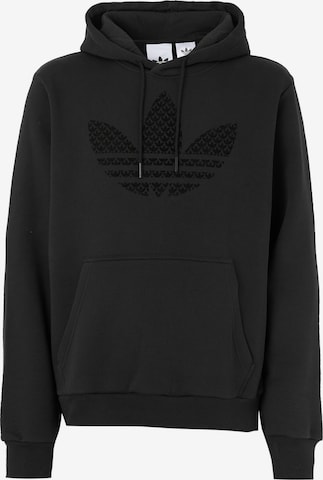 juoda ADIDAS ORIGINALS Megztinis be užsegimo: priekis