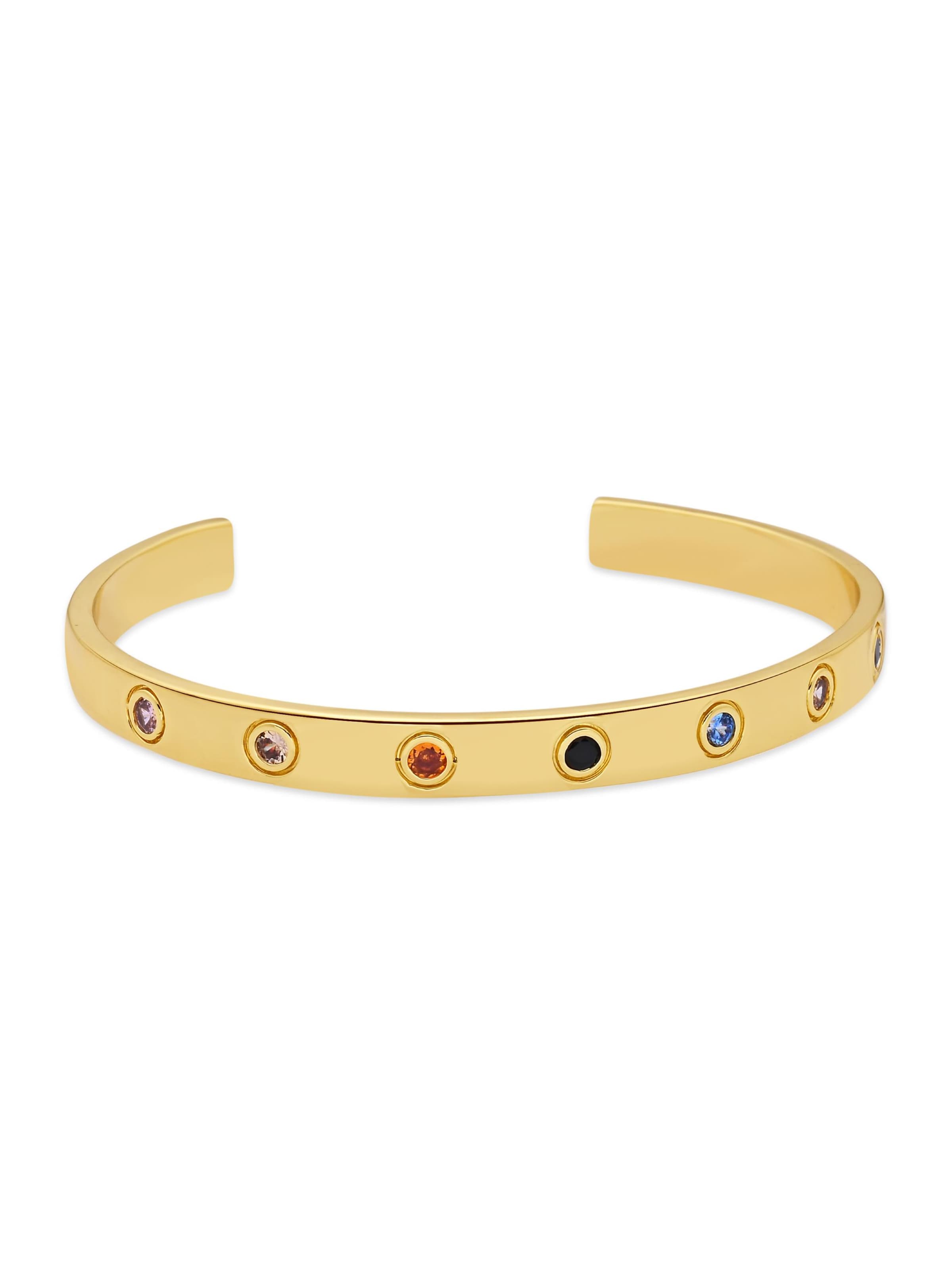 Luxenter Bracelet 'Beru' en 15 - 20 cm en or, Vue avec produit