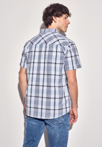 Street One MEN Regular Fit Hemd in Blau
