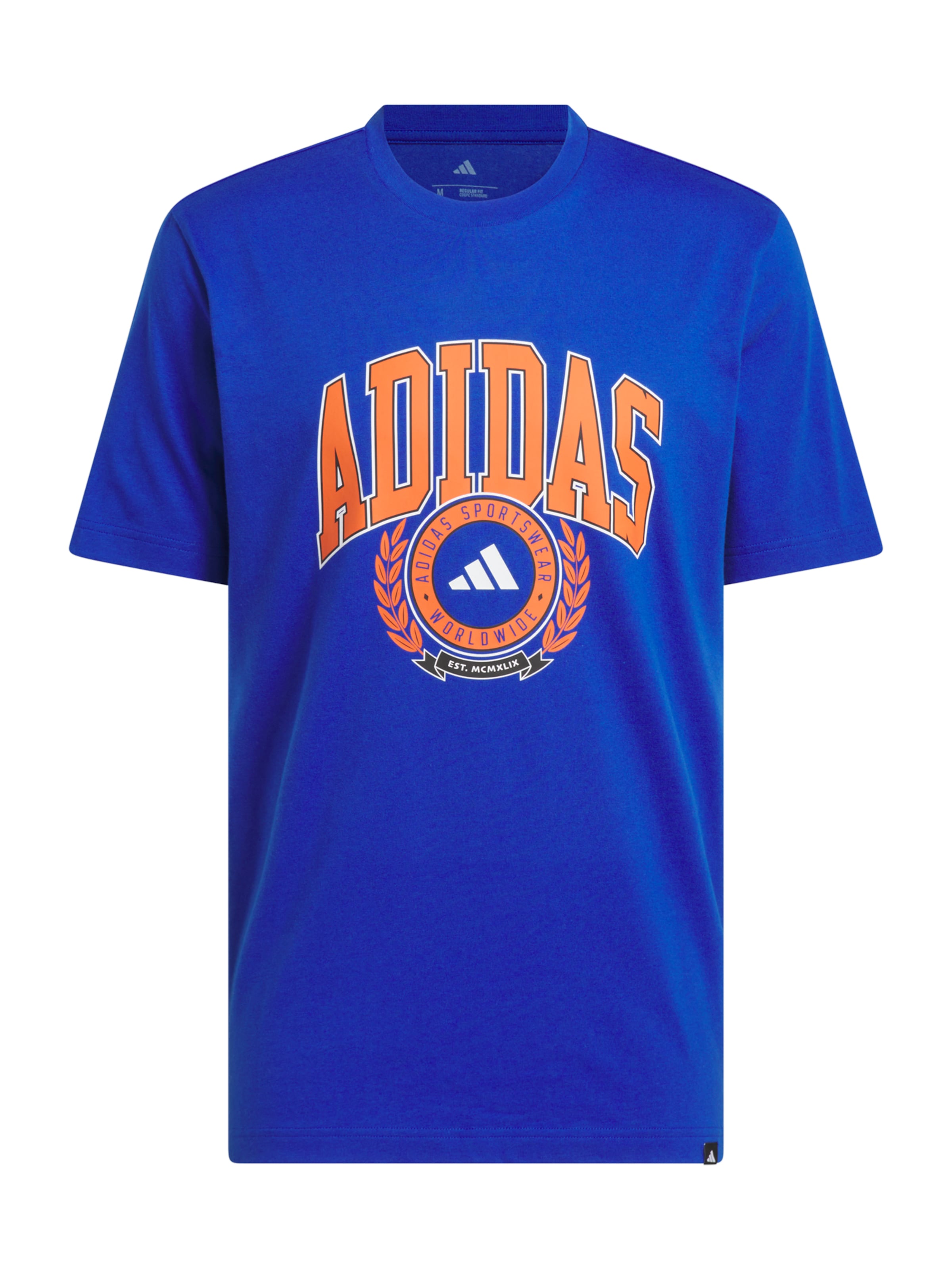 ADIDAS SPORTSWEAR Funktionstopp 'Varsity Crest' i blå: framsida