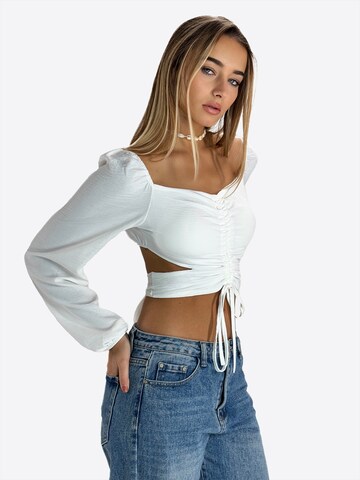 Elara Bluse in Weiß