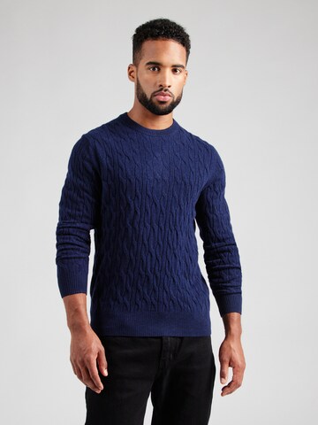 Hackett London Свитер в Синий: спереди