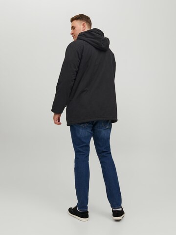 Parka d’hiver 'State' Jack & Jones Plus en noir