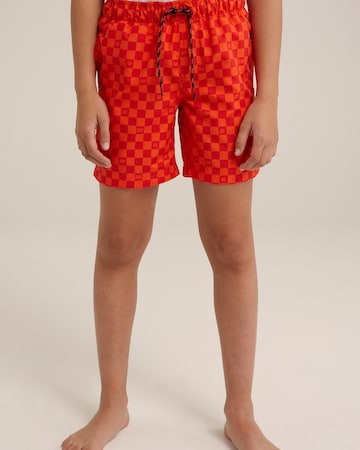 WE Fashion Ujumispüksid, värv oranž: eest vaates