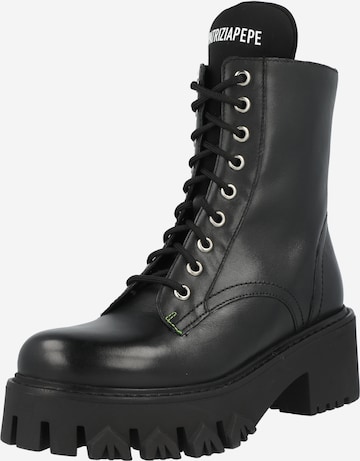 Bottines à lacets PATRIZIA PEPE en noir : devant