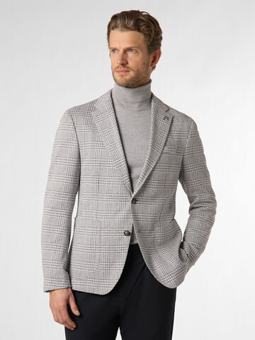 JOOP! Slim Fit Sakko 'Hoverest' in Grau: Vorderseite