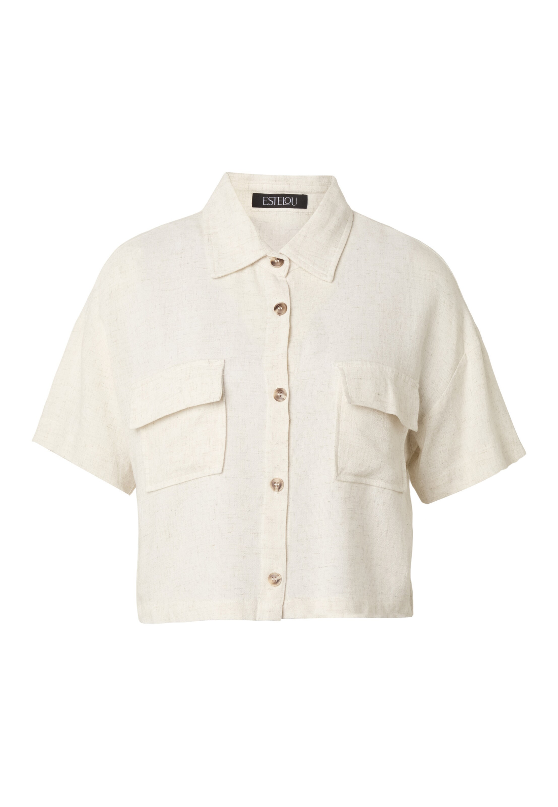 Estelou Blouse in de kleur Crème, Productweergave