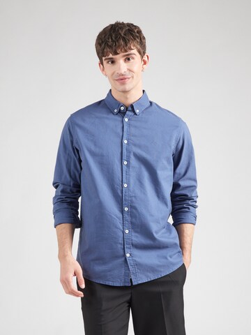 INDICODE JEANS Regular fit Πουκάμισο 'INWalis' σε μπλε: μπροστά