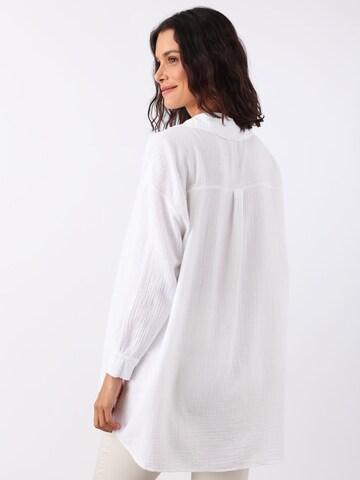 Camicia da donna 'Rebecca' di Zwillingsherz in bianco