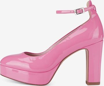 TAMARIS Дамски обувки на ток с отворена пета в розово