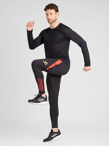 ADIDAS PERFORMANCE Slim fit Workout Pants 'Belgien Tiro 24 Competition' in Black