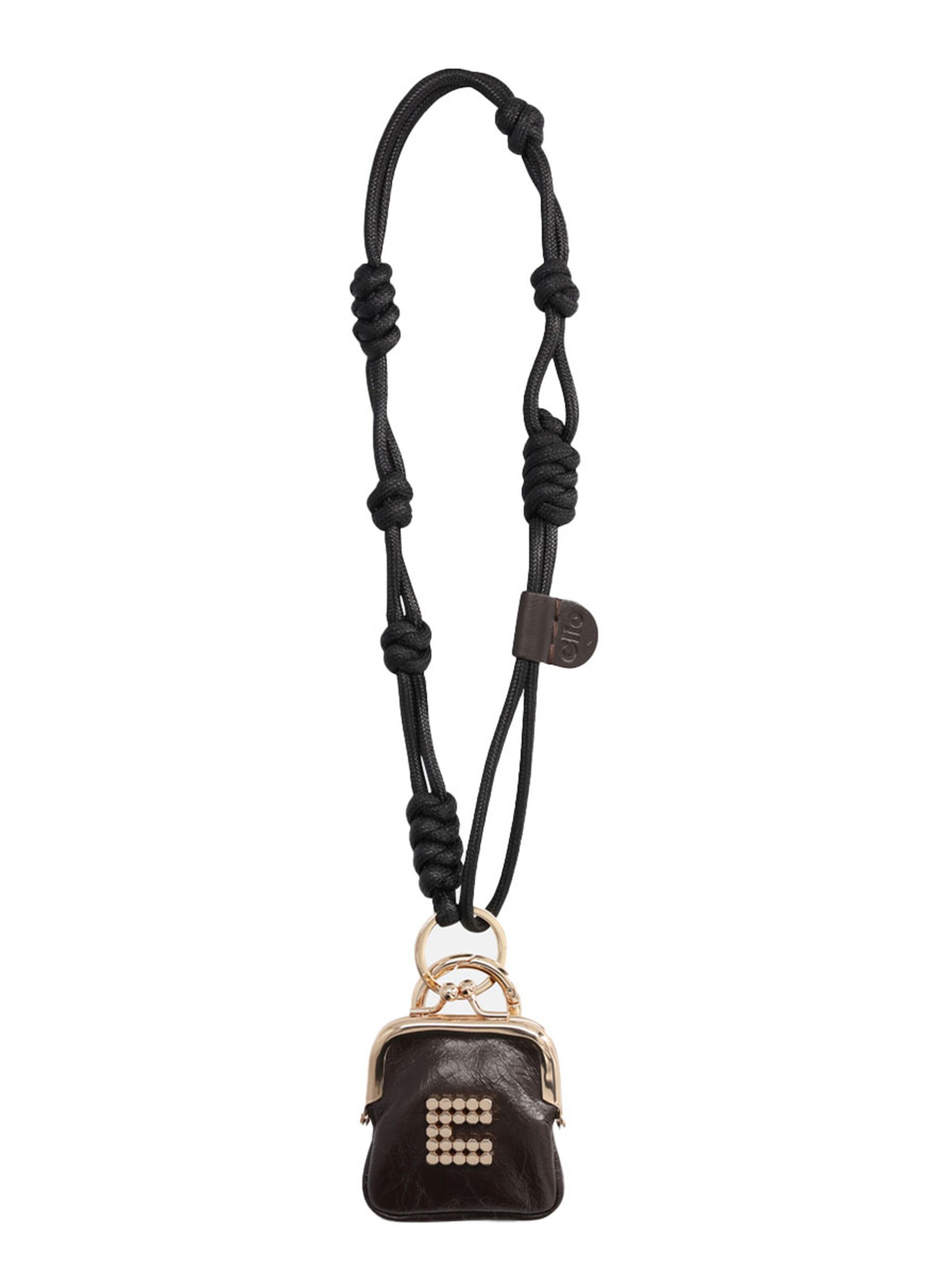 Clio Bag accessories 'COLETTE CHARM' in Brown: front