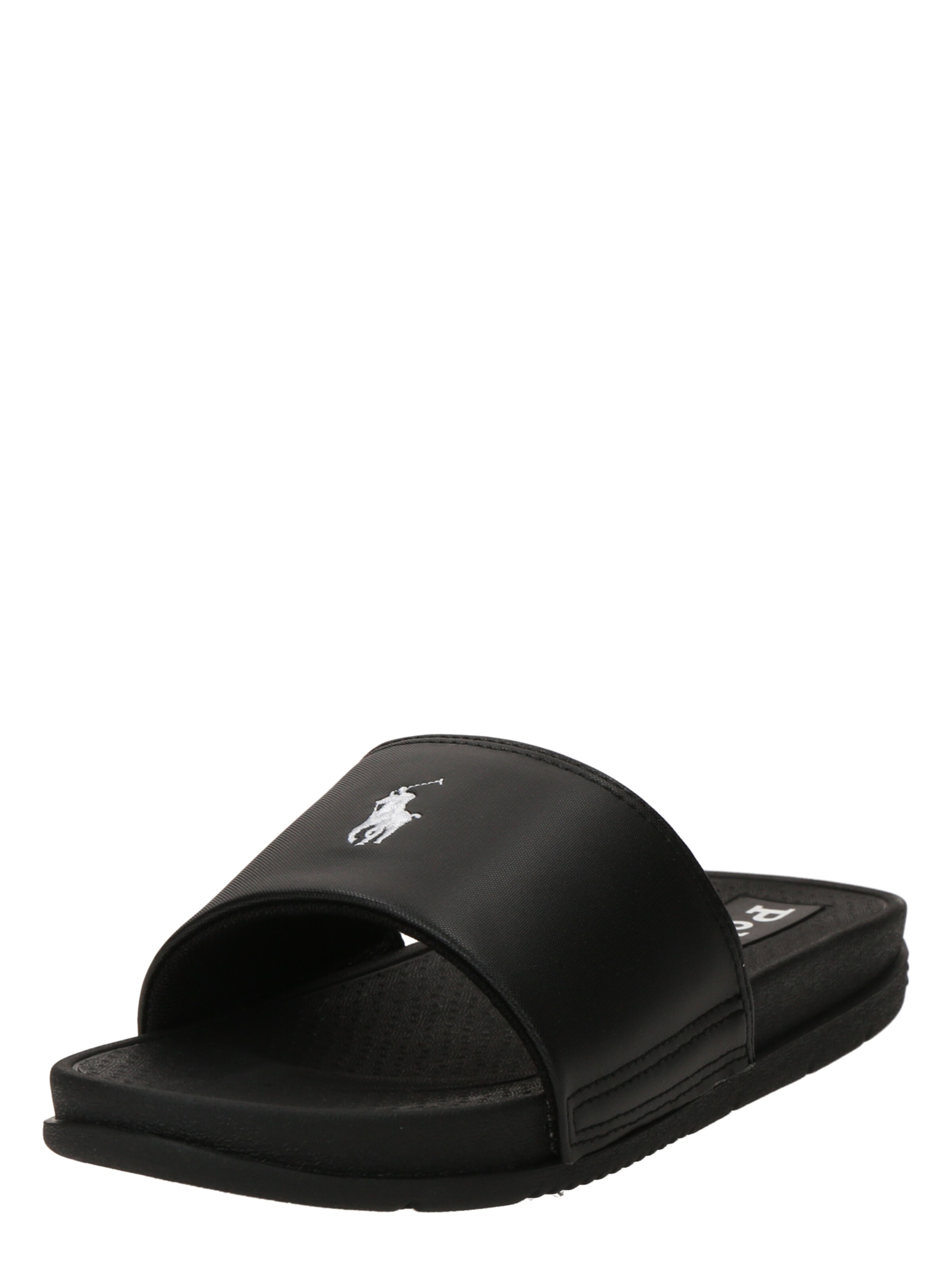 Chaussures ouvertes Polo Ralph Lauren en noir : devant