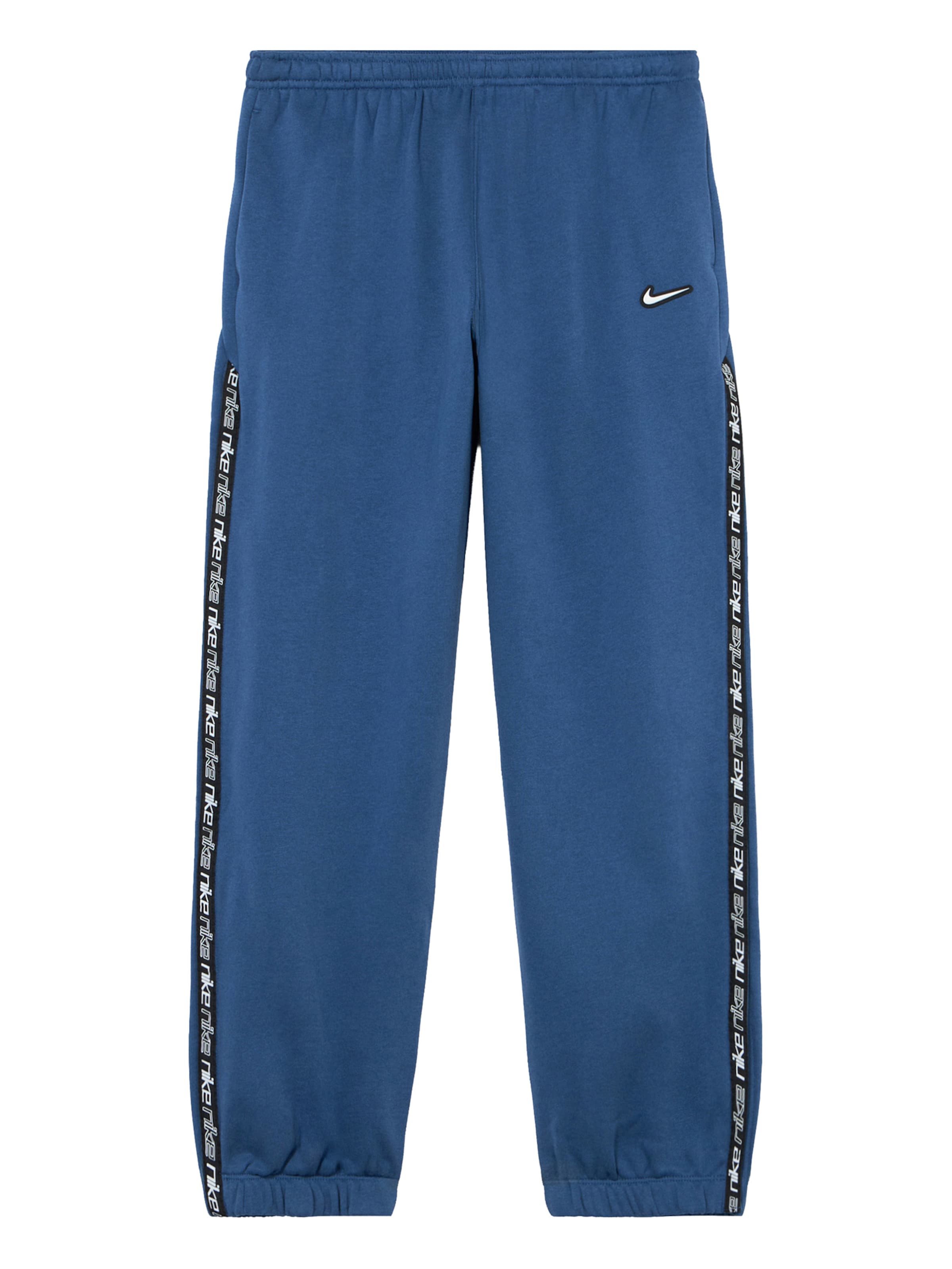 Nike Sportswear - Loosefit Pantalón en azul: frente