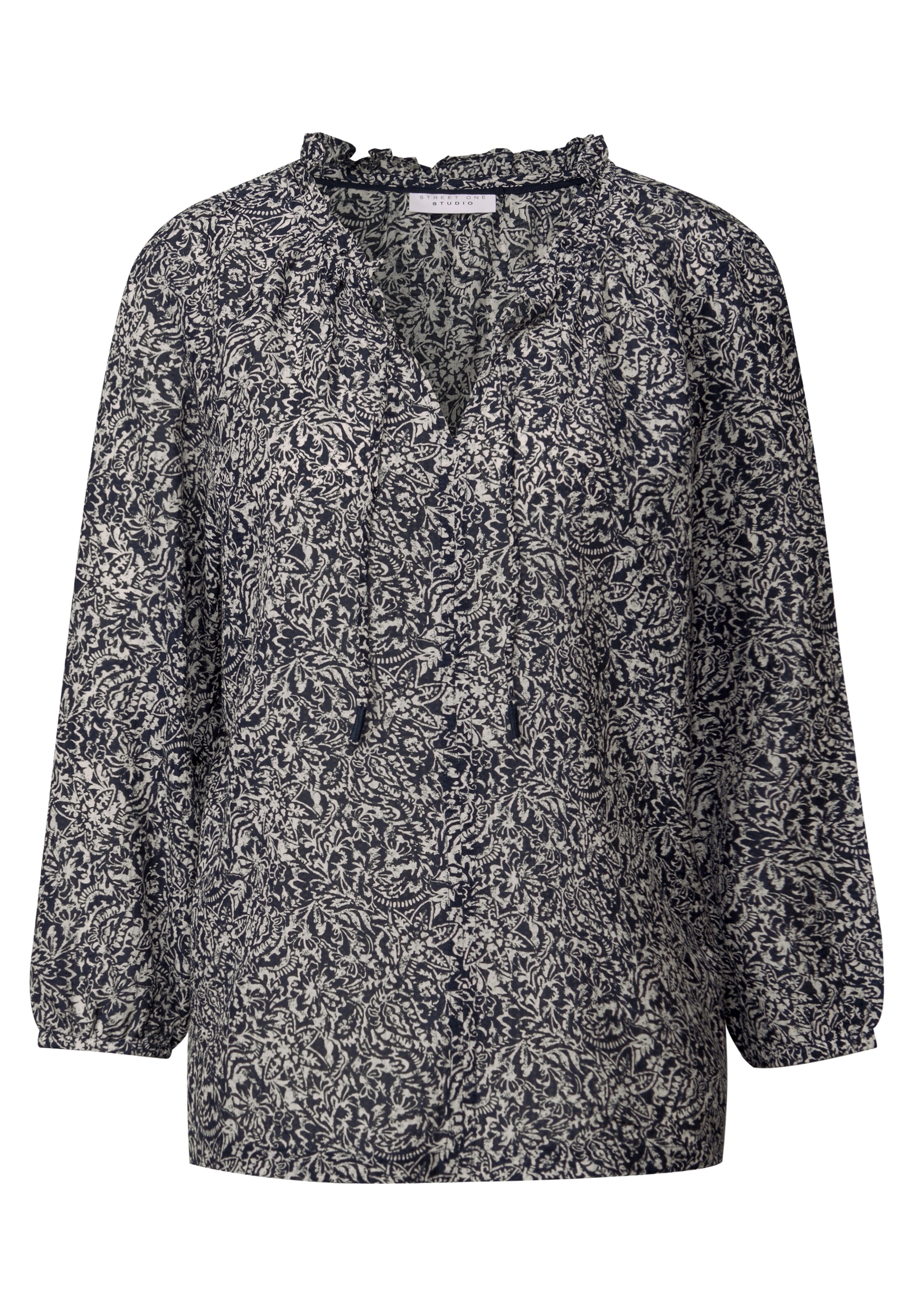 Street One Studio Bluse in Blau: Vorderseite