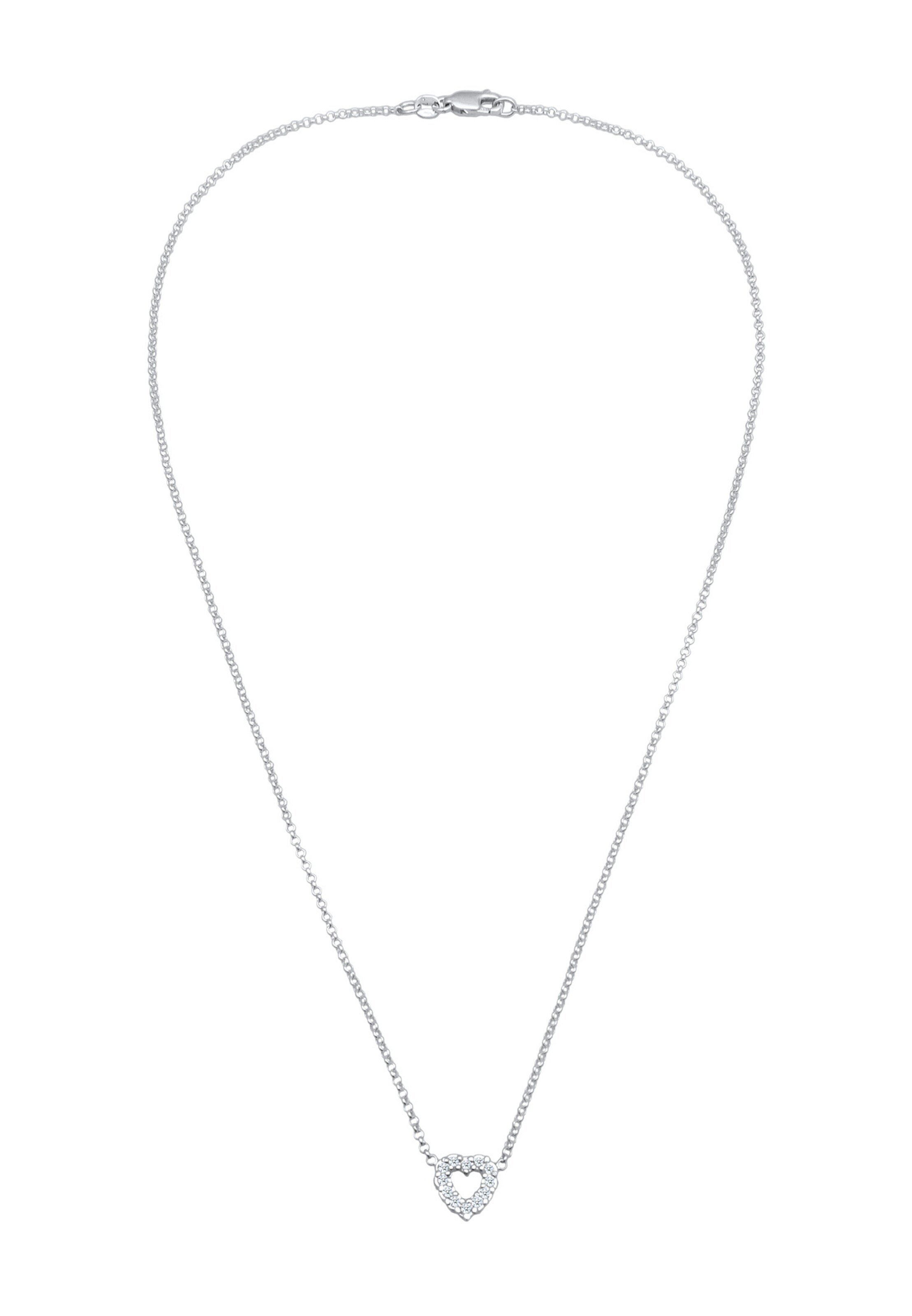 Chaîne 'Herz' Elli DIAMONDS en argent : devant