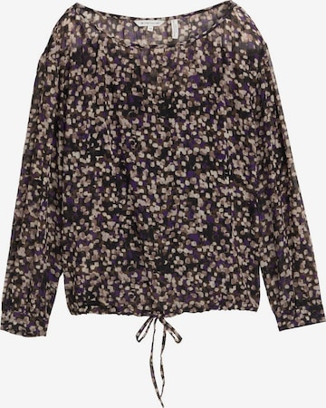 TOM TAILOR Blouse in Bruin: voorkant