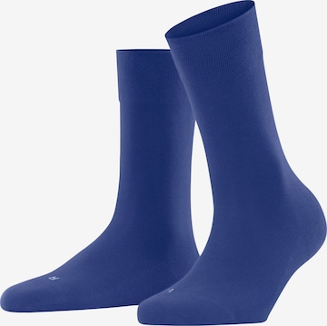 FALKE Socken 'Sensitive London' in Blau: Vorderseite