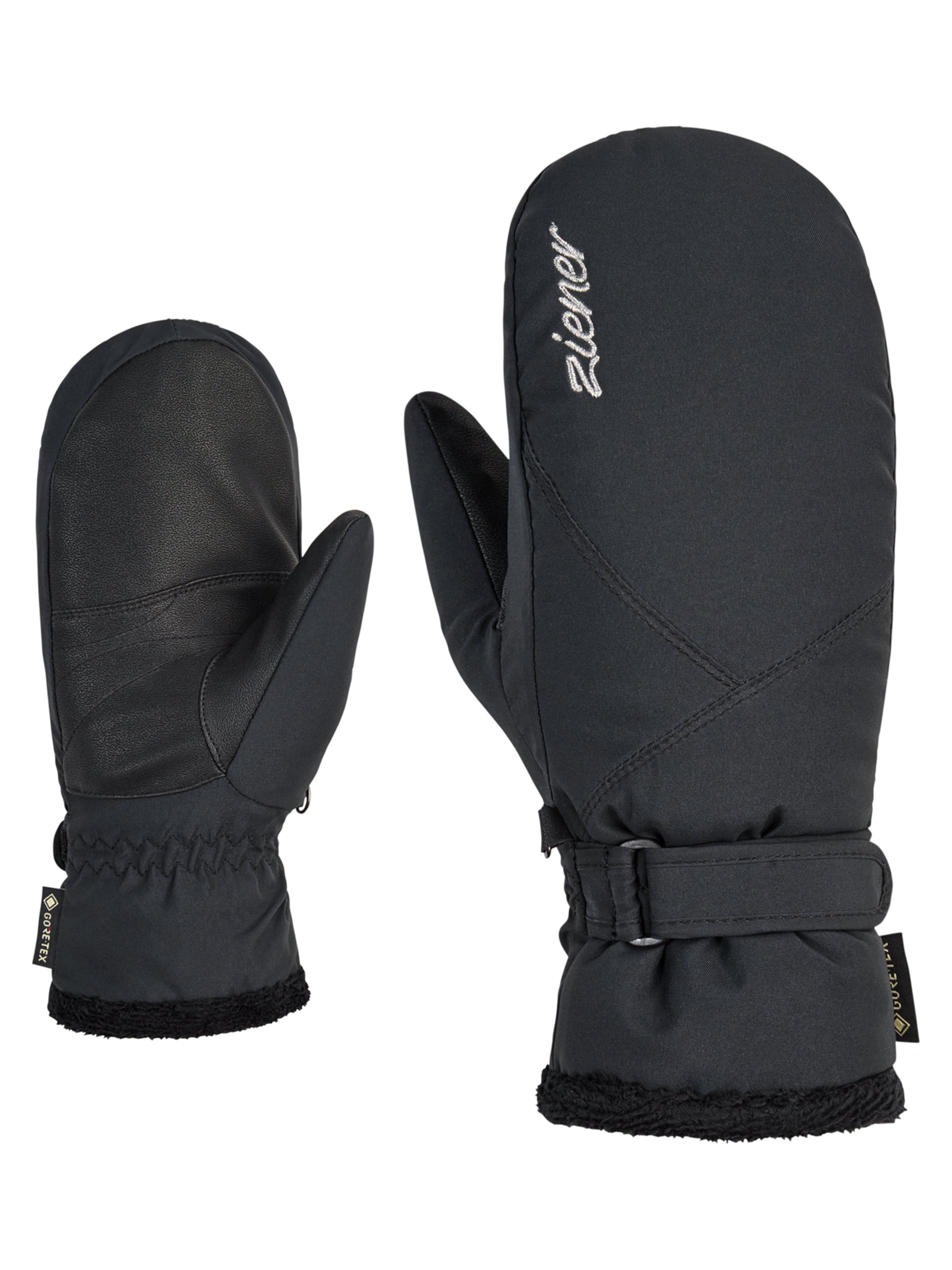 ZIENER Athletic Gloves 'Zi' in Black: front