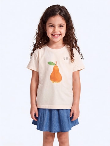 T-Shirt 'Birne' MelaDi en blanc
