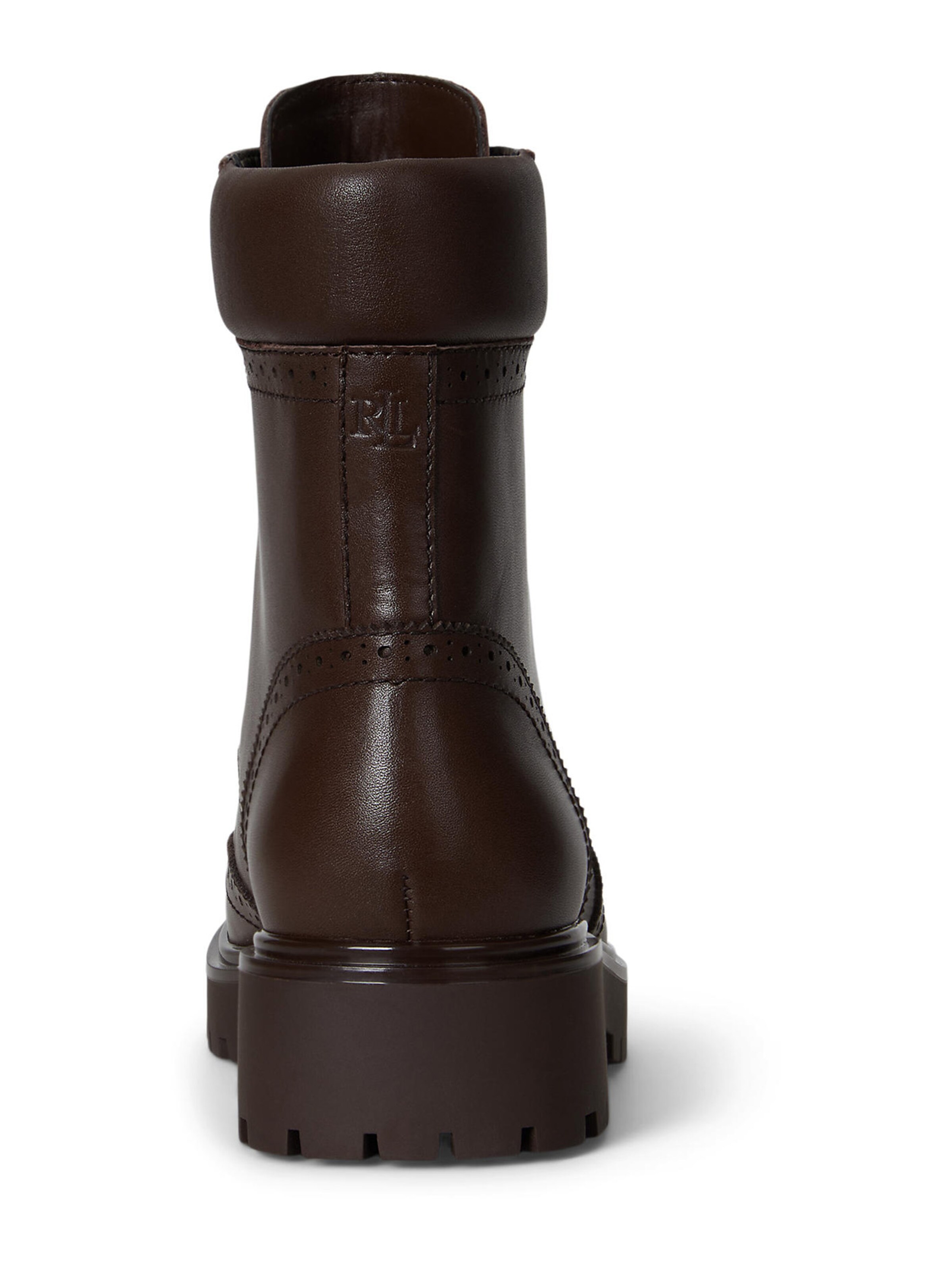 ruda Lauren Ralph Lauren Suvarstomieji kulkšnis dengiantys batai 'ALYSN'