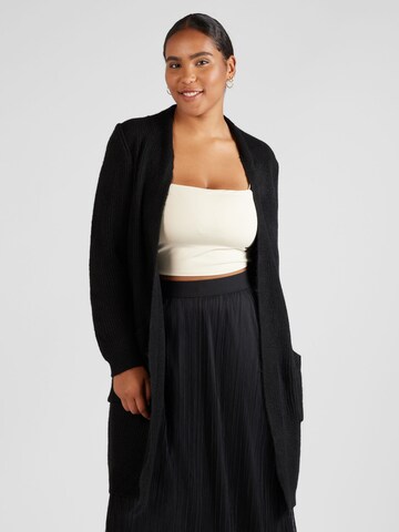 Cardigan 'JADE' ONLY Curve en noir : devant