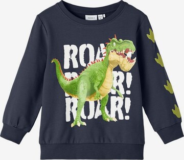 NAME IT Sweatshirt 'Gigantosaurus' in Blauw: voorkant