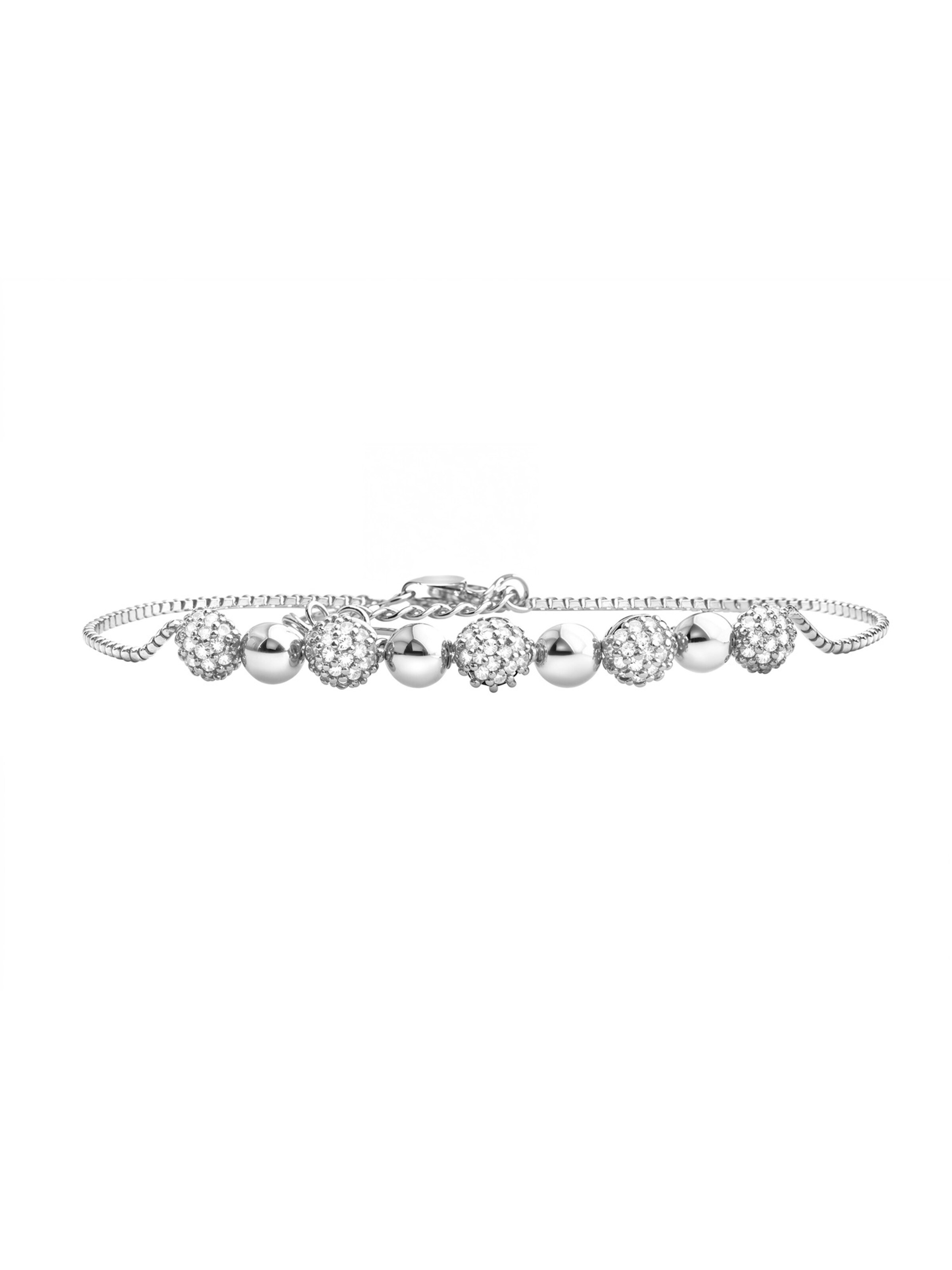 Sofia Milani Armband 'Ball'‌‌‌‌‌‌ in Silber: Vorderseite