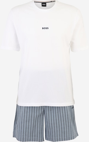 BOSS Bokserishortsit 'Chris Pattern' värissä sininen: etupuoli