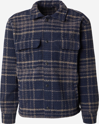 Abercrombie & Fitch Välikausitakki värissä norsunluu / laivastonsininen, Tuotenäkymä